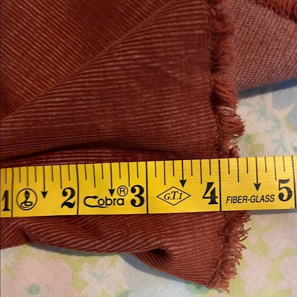 Carve Designs | Brick Rust Corduroy Shorts Size 6 Organic Cotton Mid-Rise Beachy - Picture 9 of 9